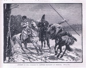 Tentative des cosaques de capturer Napoléon à Brienne